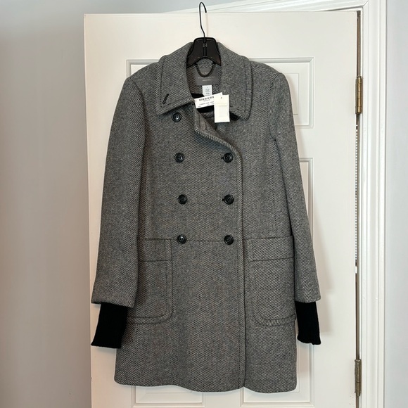 NWT Gorgeous tweed J.Crew stadium cloth coat, 2 - Picture 1 of 5